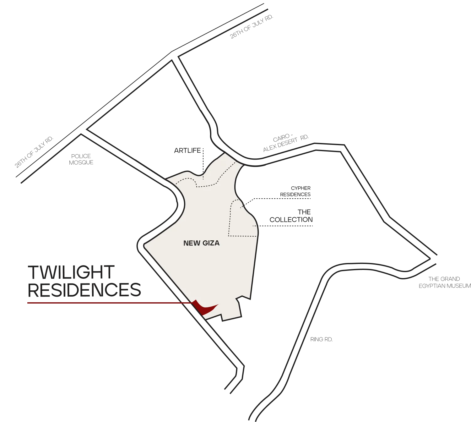 Twilight Residences location
